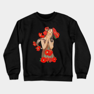 Poppies Crewneck Sweatshirt